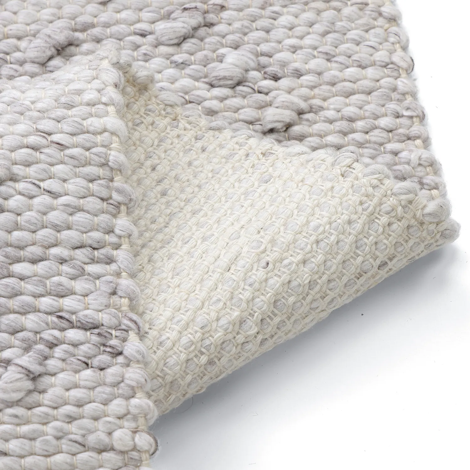 Beltéri és kültéri szőnyeg - Todi Wool Look (szürke/bézs)
