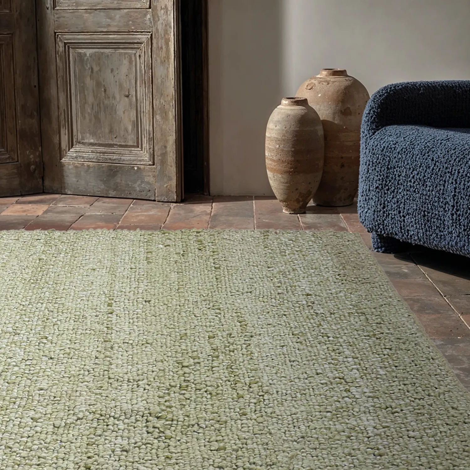 Beltéri és kültéri szőnyeg - Milford Wool Look (zöld)