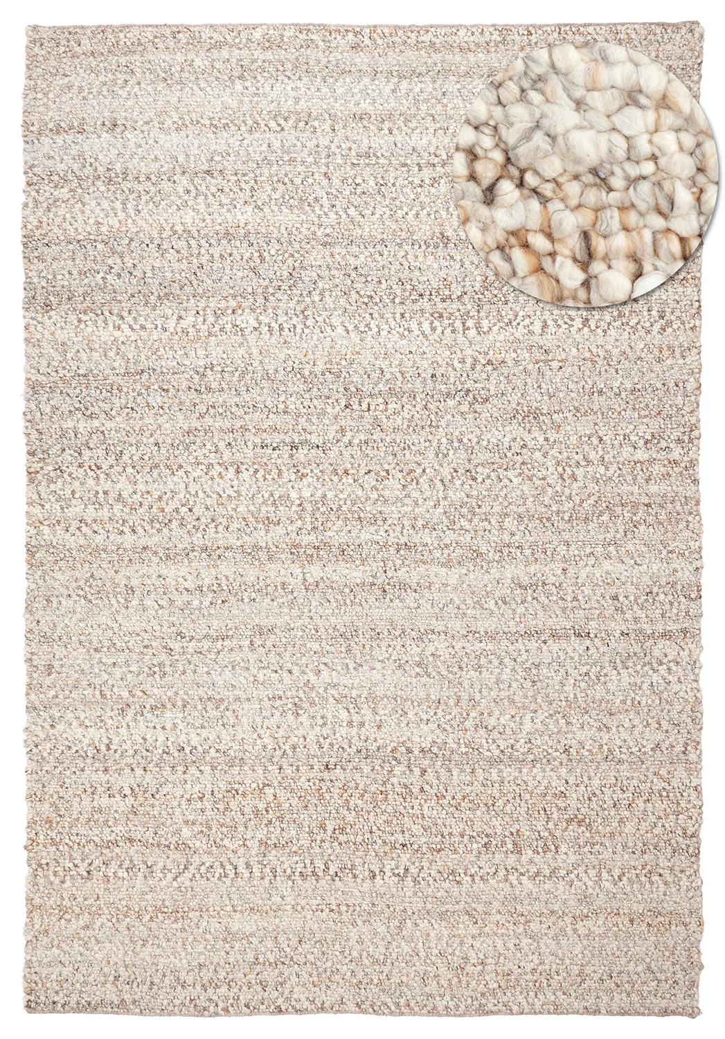 Beltéri és kültéri szőnyeg - Milford Wool Look (szürke/bézs)