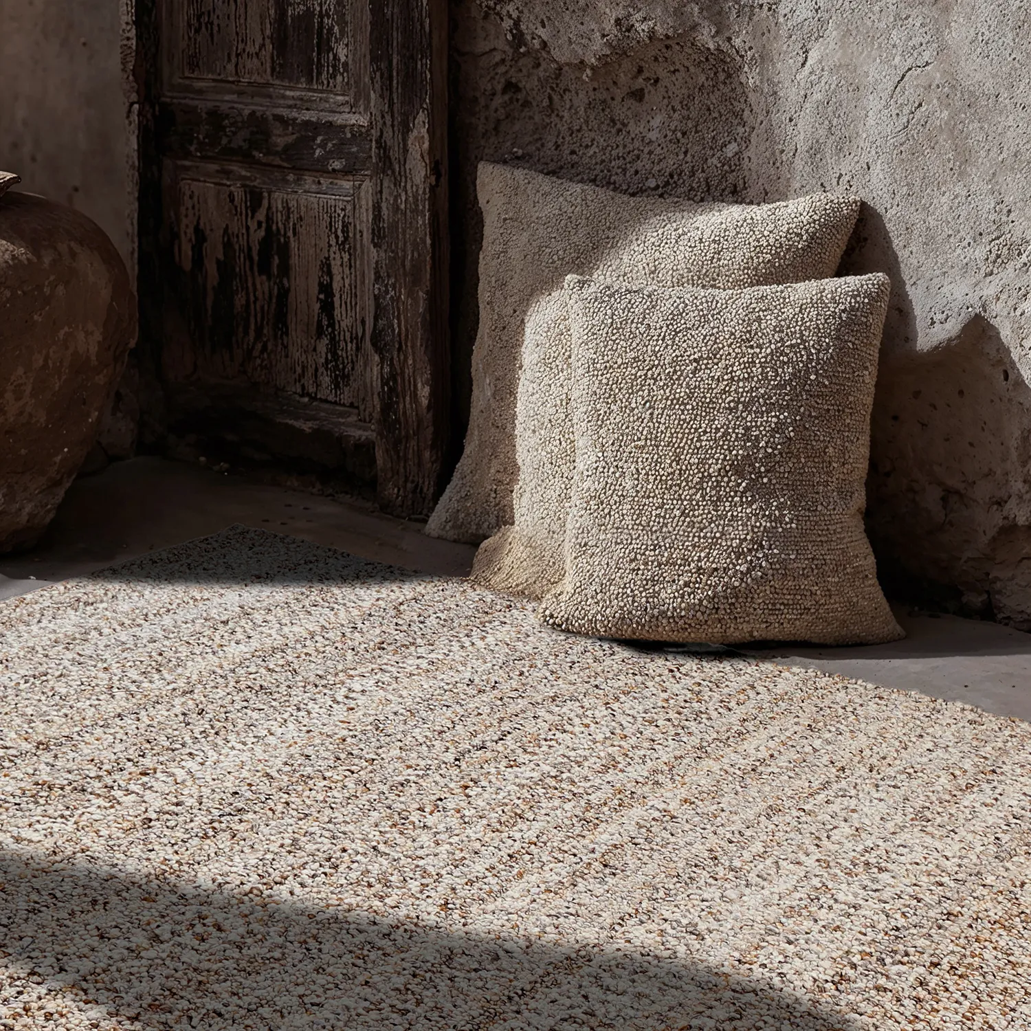 Beltéri és kültéri szőnyeg - Milford Wool Look (szürke/bézs)