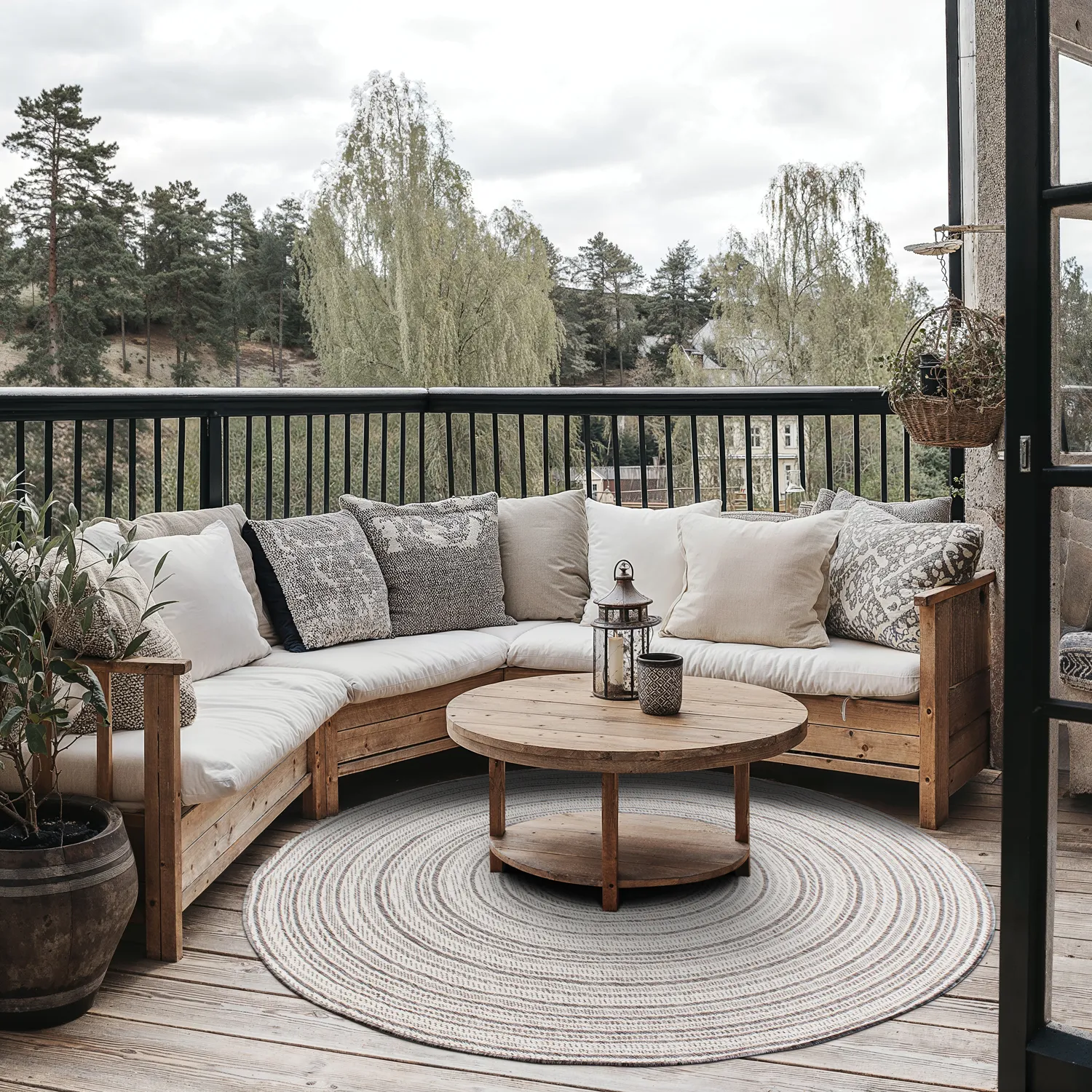 Kerek szőnyeg - Brussels Weave (szürke)