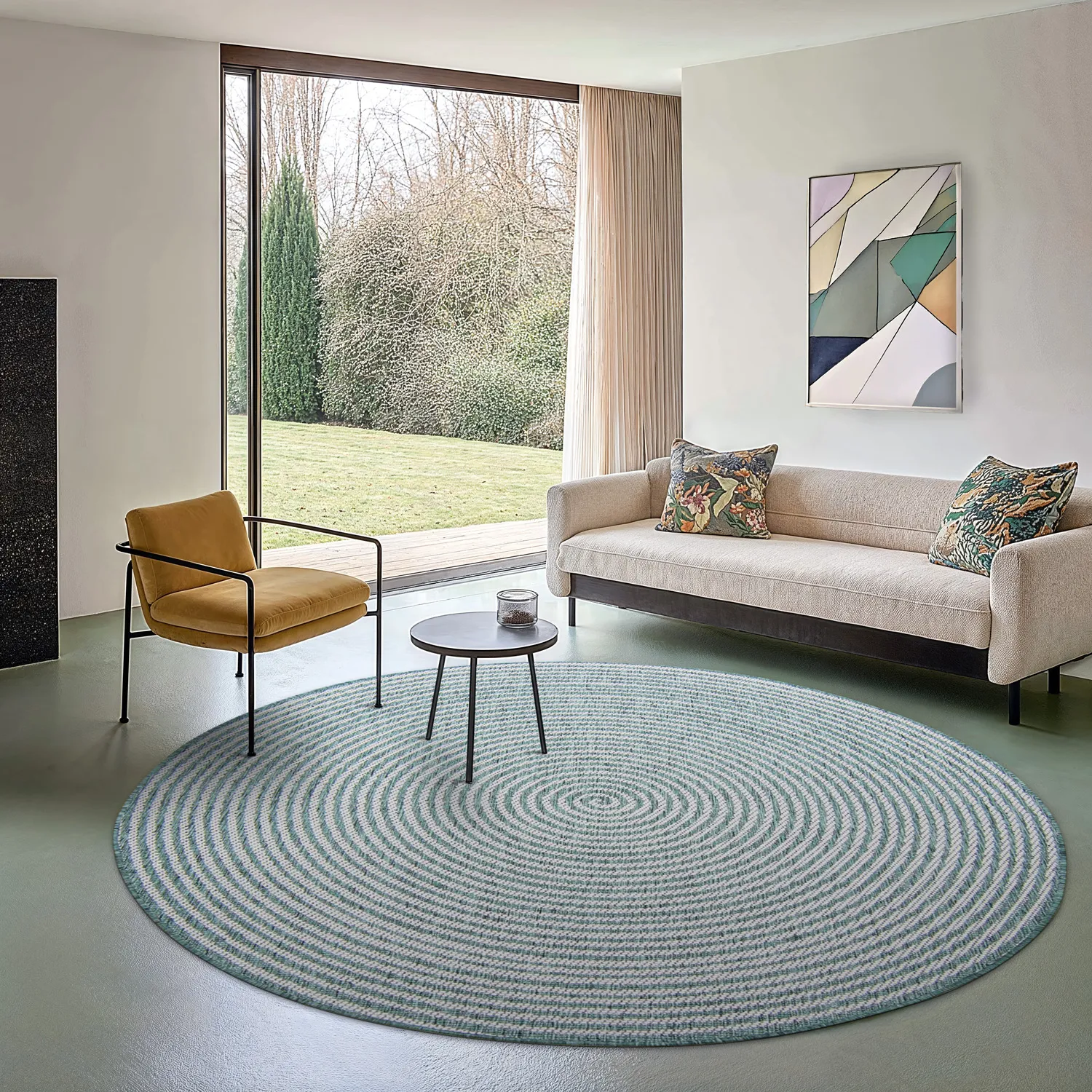 Kerek szőnyeg - Ferragudo (zöld)