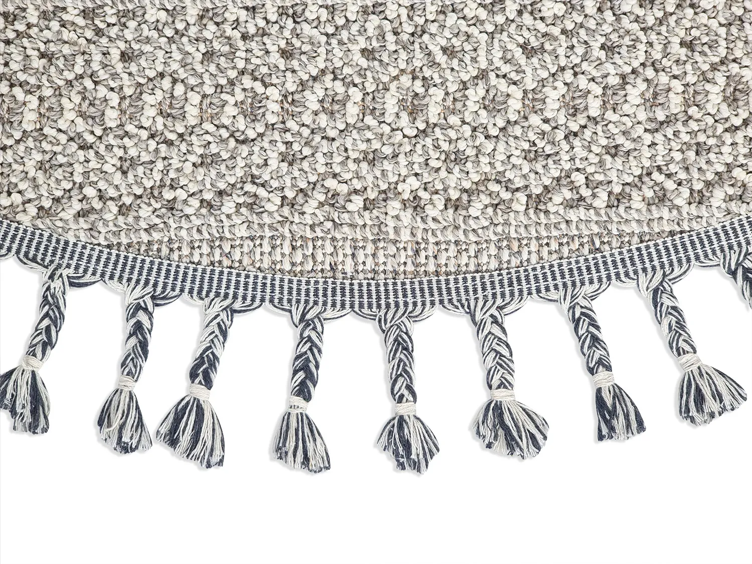 Kerek szőnyeg - Indoor/Outdoor Athena (szürke)