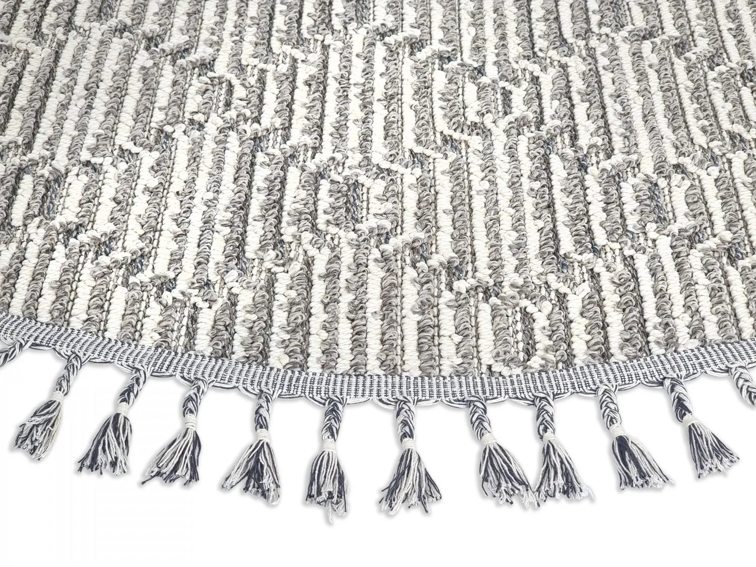 Kerek szőnyeg - Indoor/Outdoor Jordan (szürke)