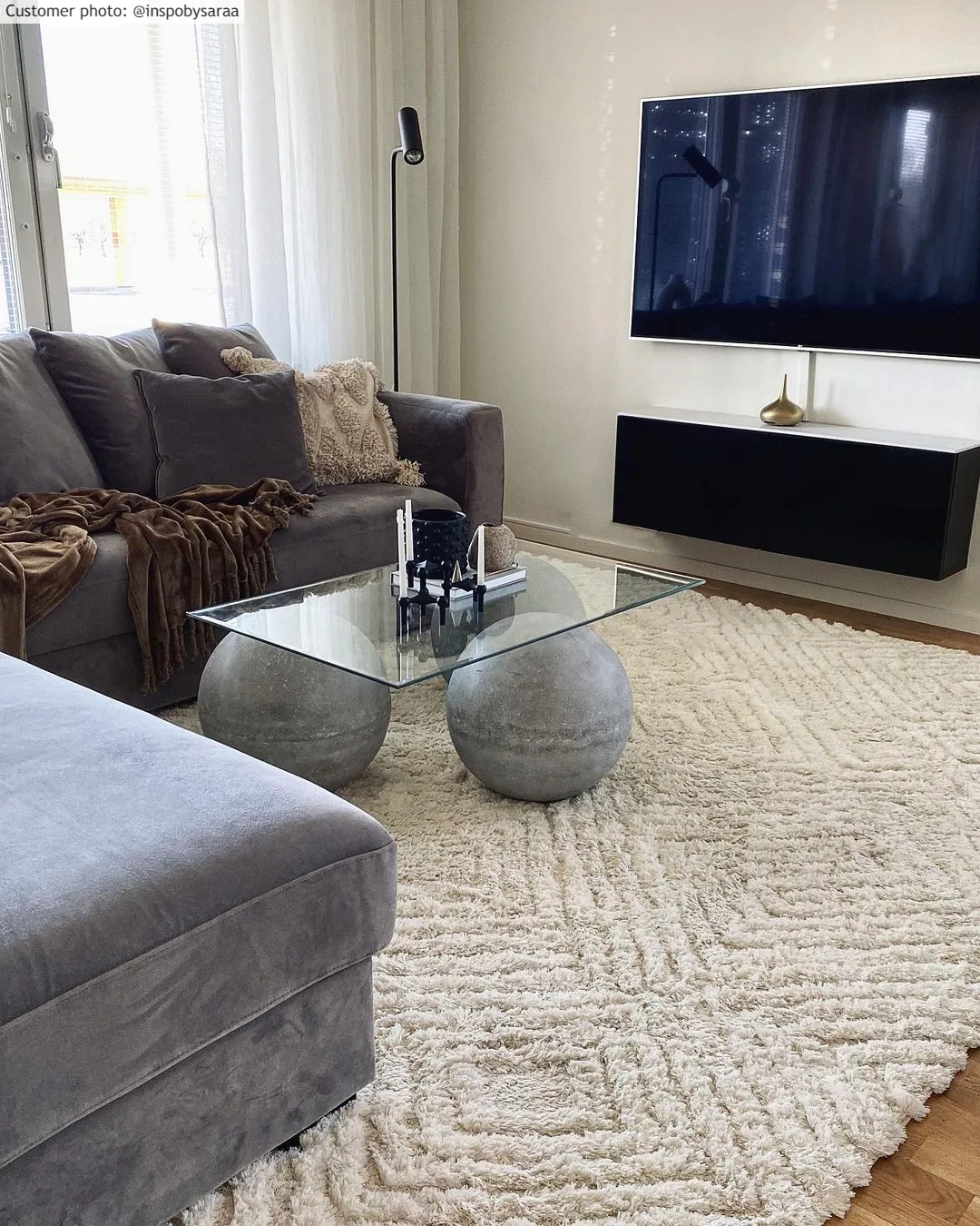 Shaggy szőnyeg - Monti (offwhite)