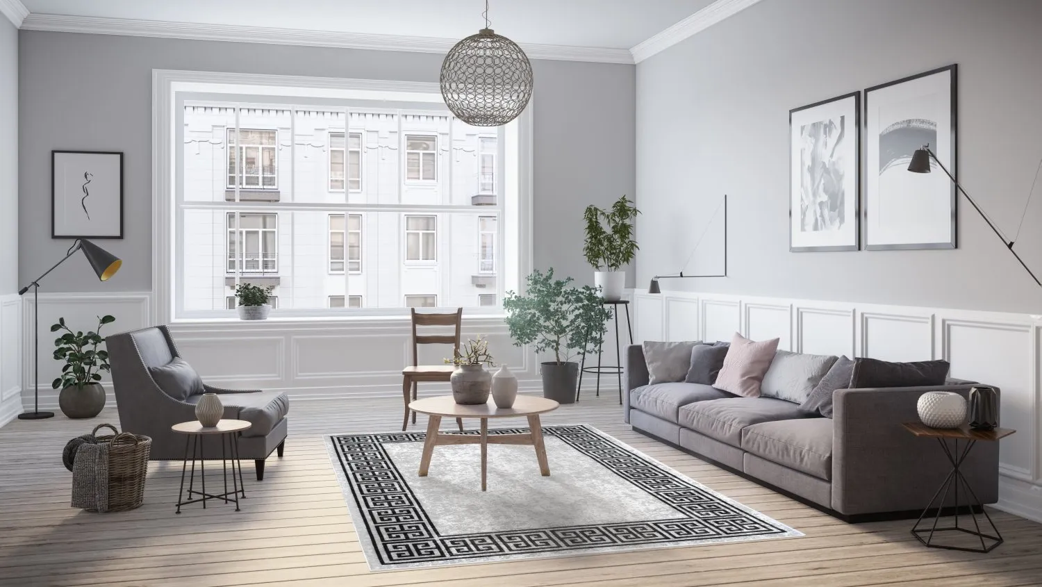 Wilton szőnyeg - Kuba (fehér)