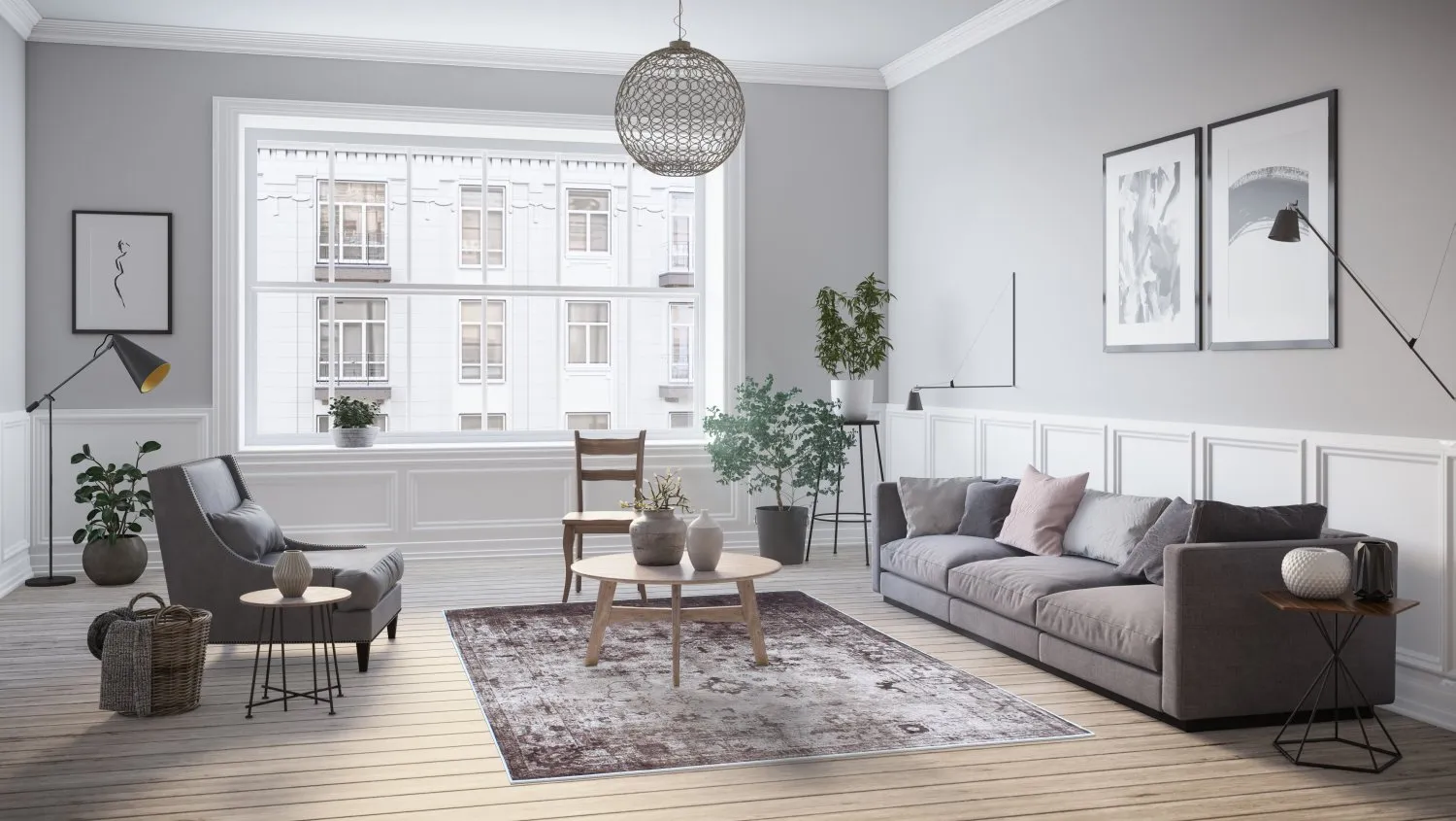 Wilton szőnyeg - Violetta (szürke)