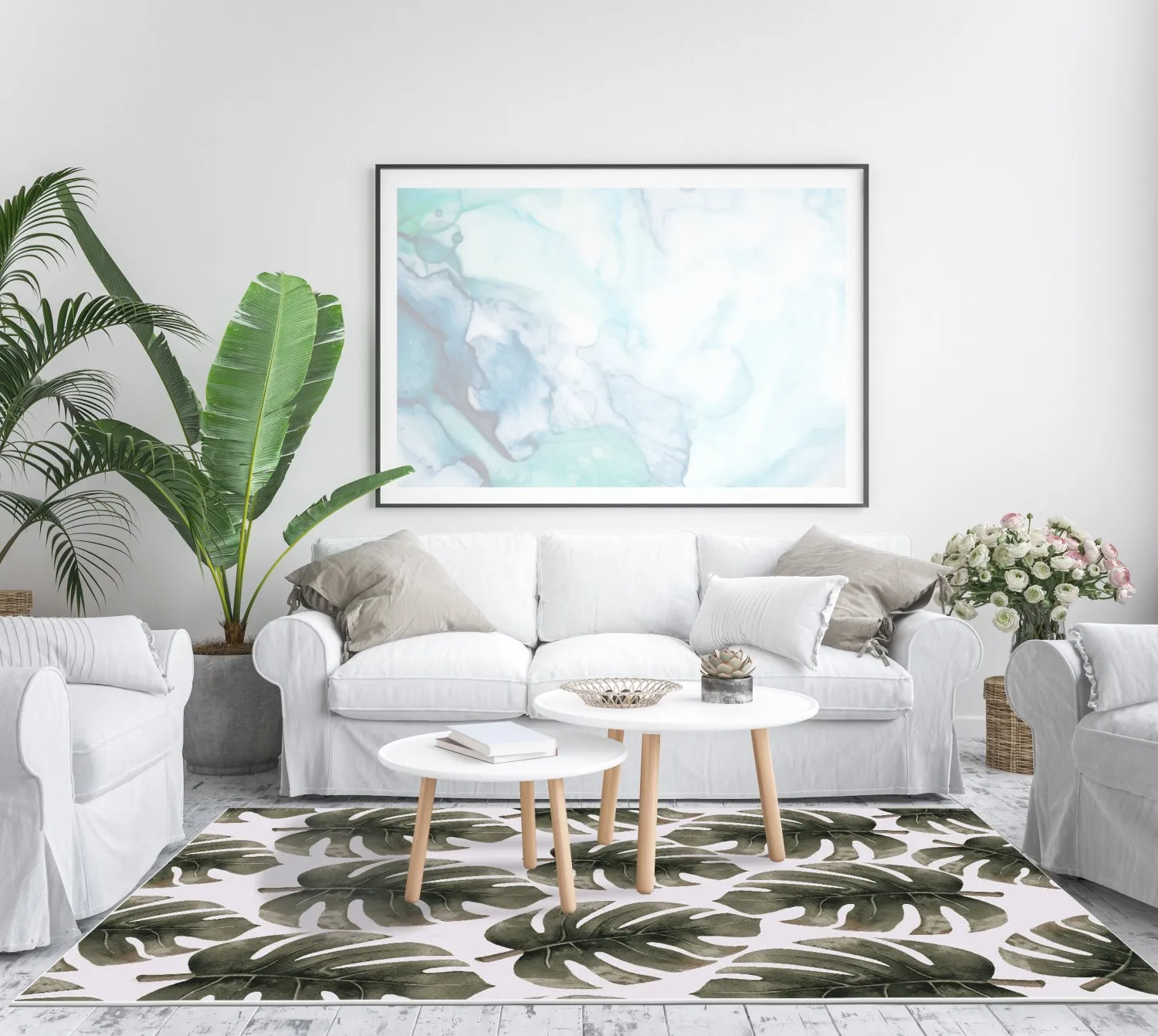 Wilton szőnyeg - Falling Leaves (zöld)