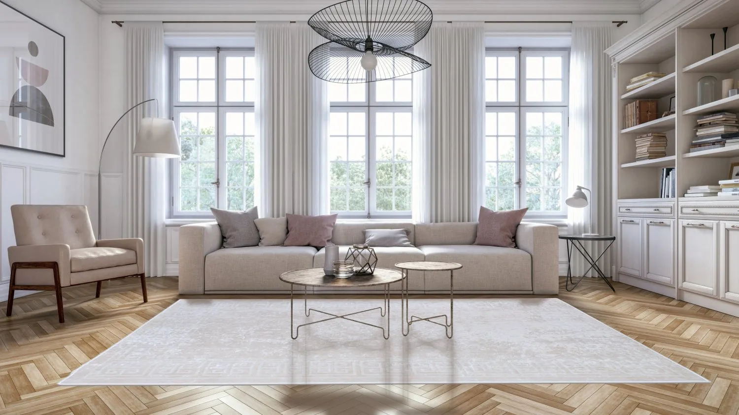 Wilton szőnyeg - Kuba (bezs)