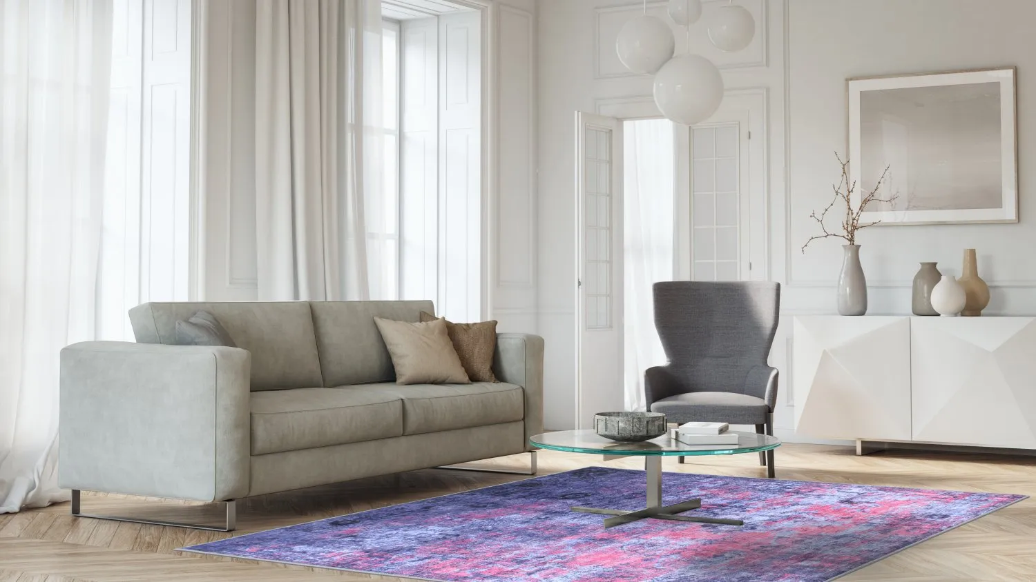 Wilton szőnyeg - Violetta (lila)