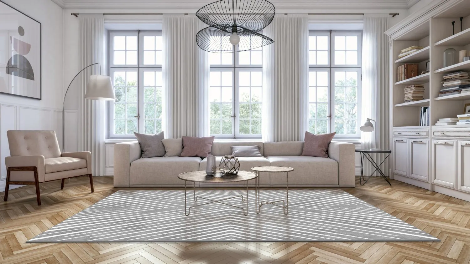 Wilton szőnyeg - Amorgos (szürke)