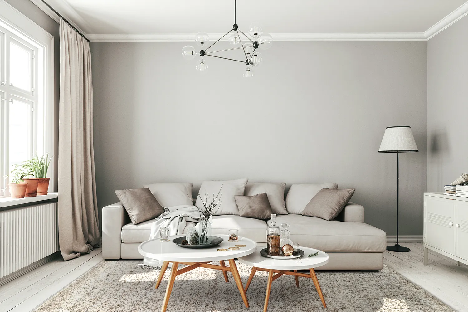 Shaggy szőnyeg - Carl (bézs)