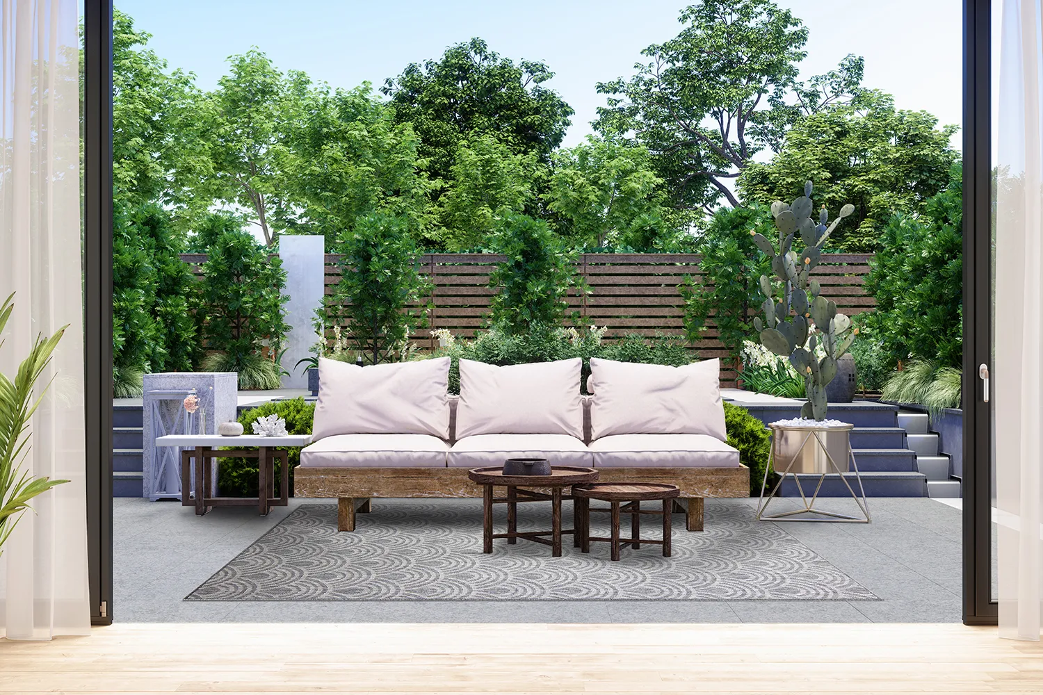 Beltéri és kültéri szőnyeg - Odin (szürke)