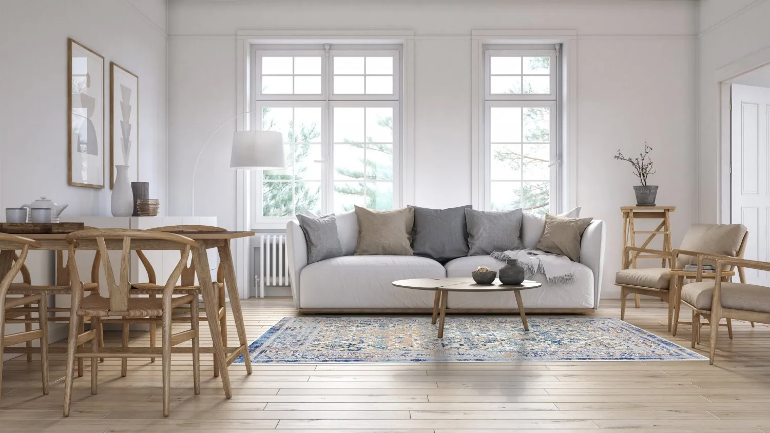 Wilton szőnyeg - Denizli (kék)