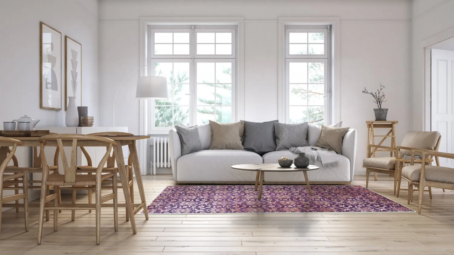 Wilton szőnyeg - Palazzo (lila)