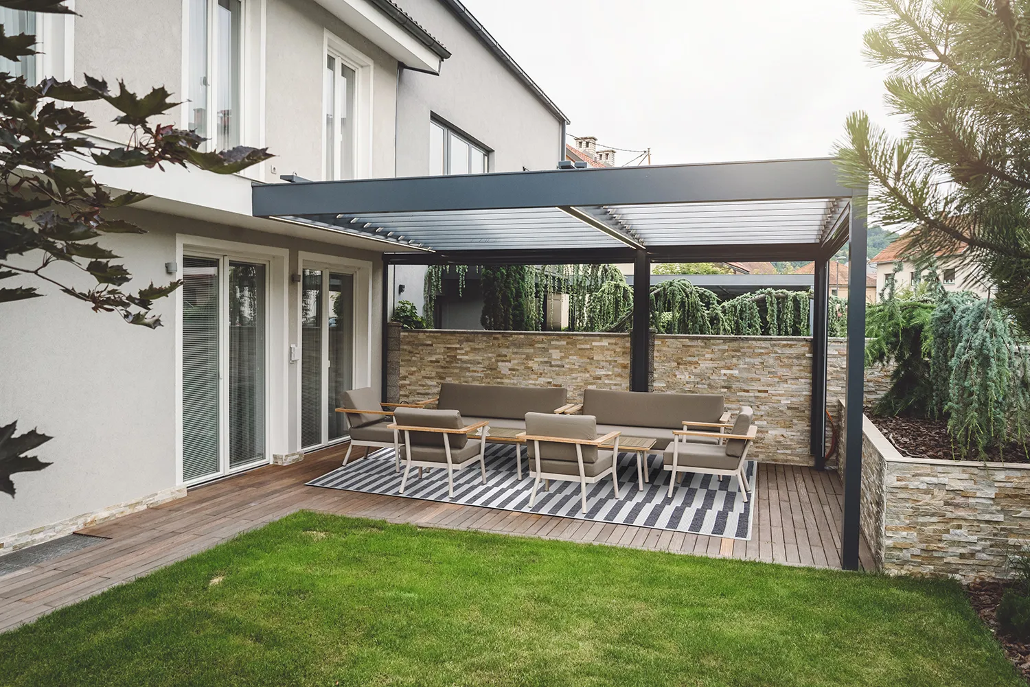 Beltéri és kültéri szőnyeg - Otto (szürke)