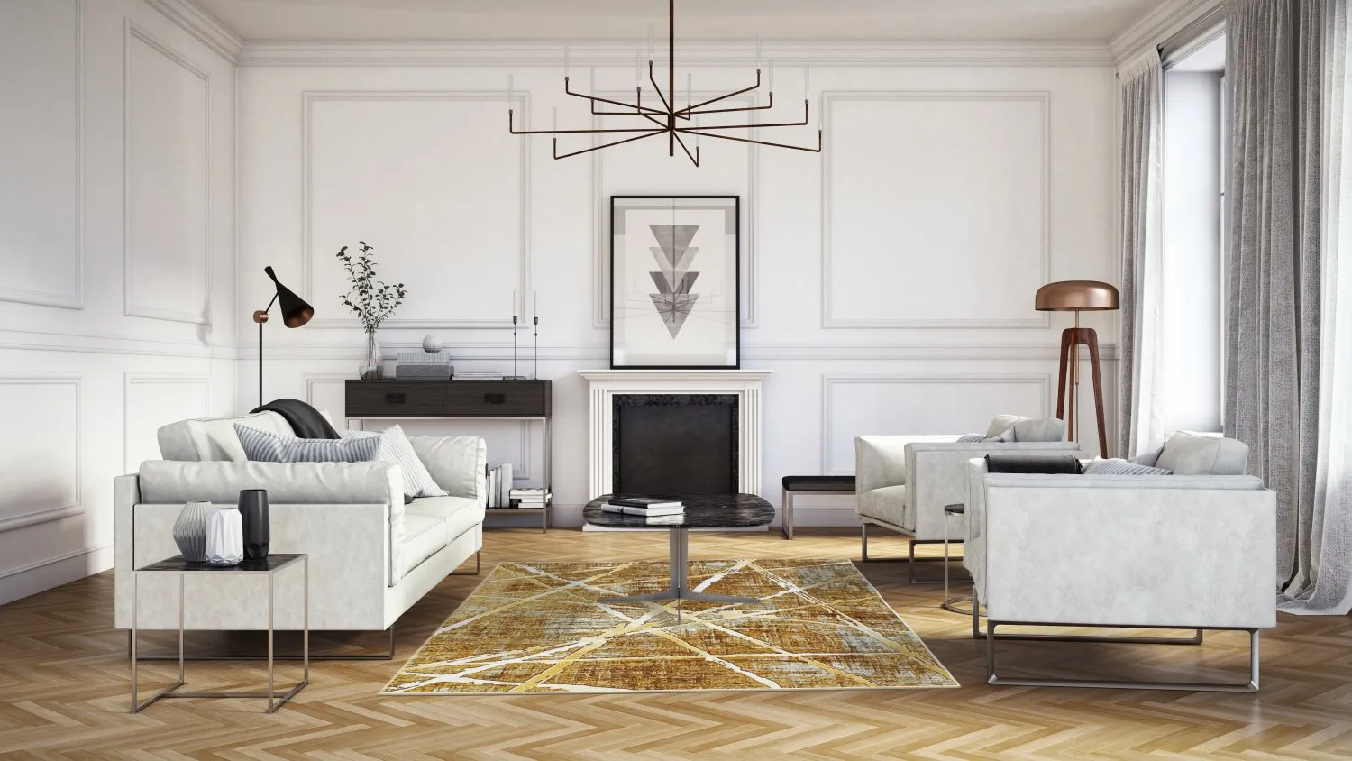 Wilton szőnyeg - Lagos (barna)