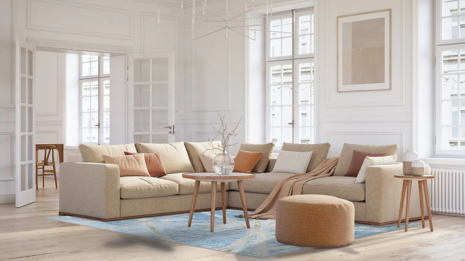 Wilton szőnyeg - Lagos (kék)