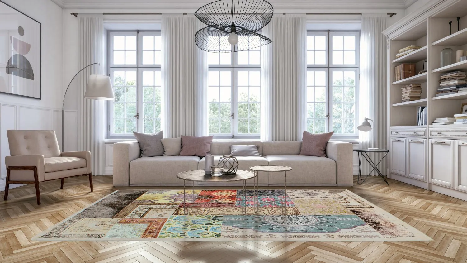 Wilton szőnyeg - Linosa (többszínű)