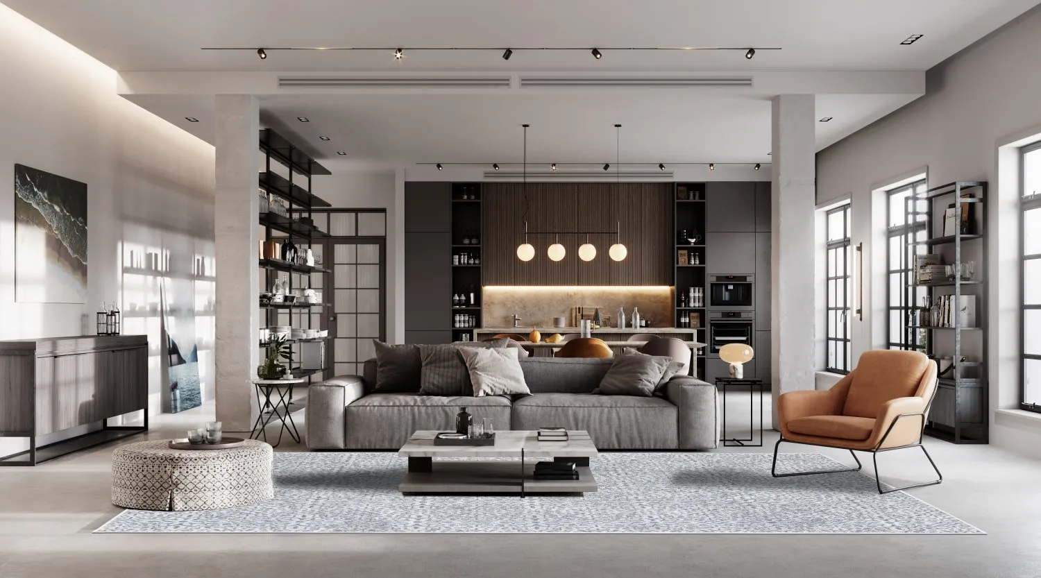 Beltéri és kültéri szőnyeg - Alesund (szürke)