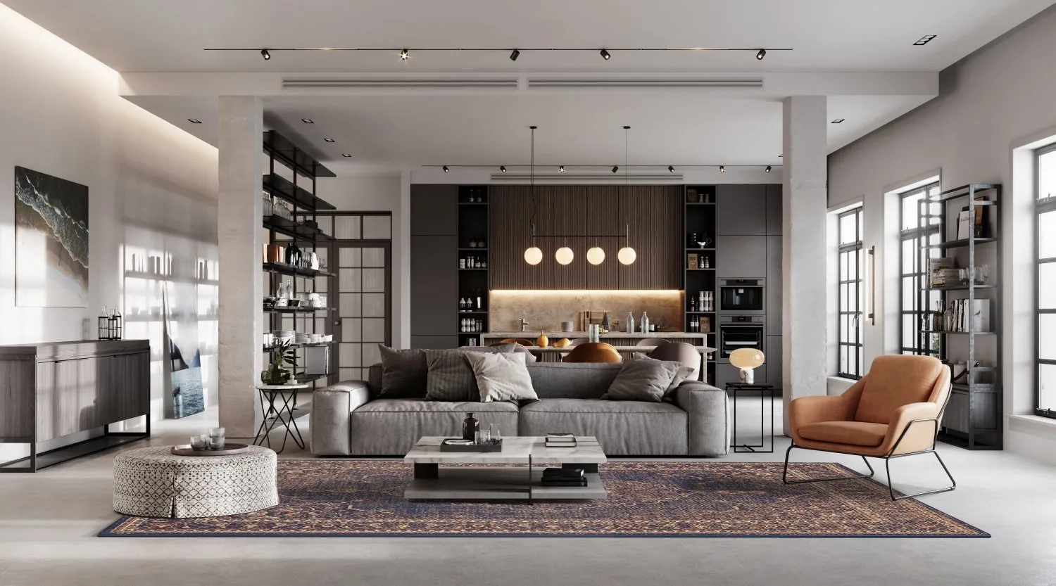 Wilton szőnyeg - Pacini (tengerészkék)