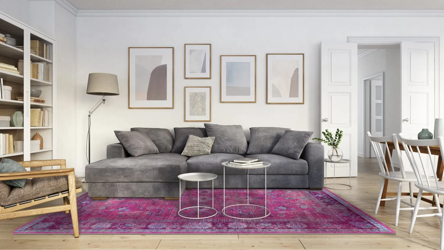 Wilton szőnyeg - Gombalia (rózsaszín)