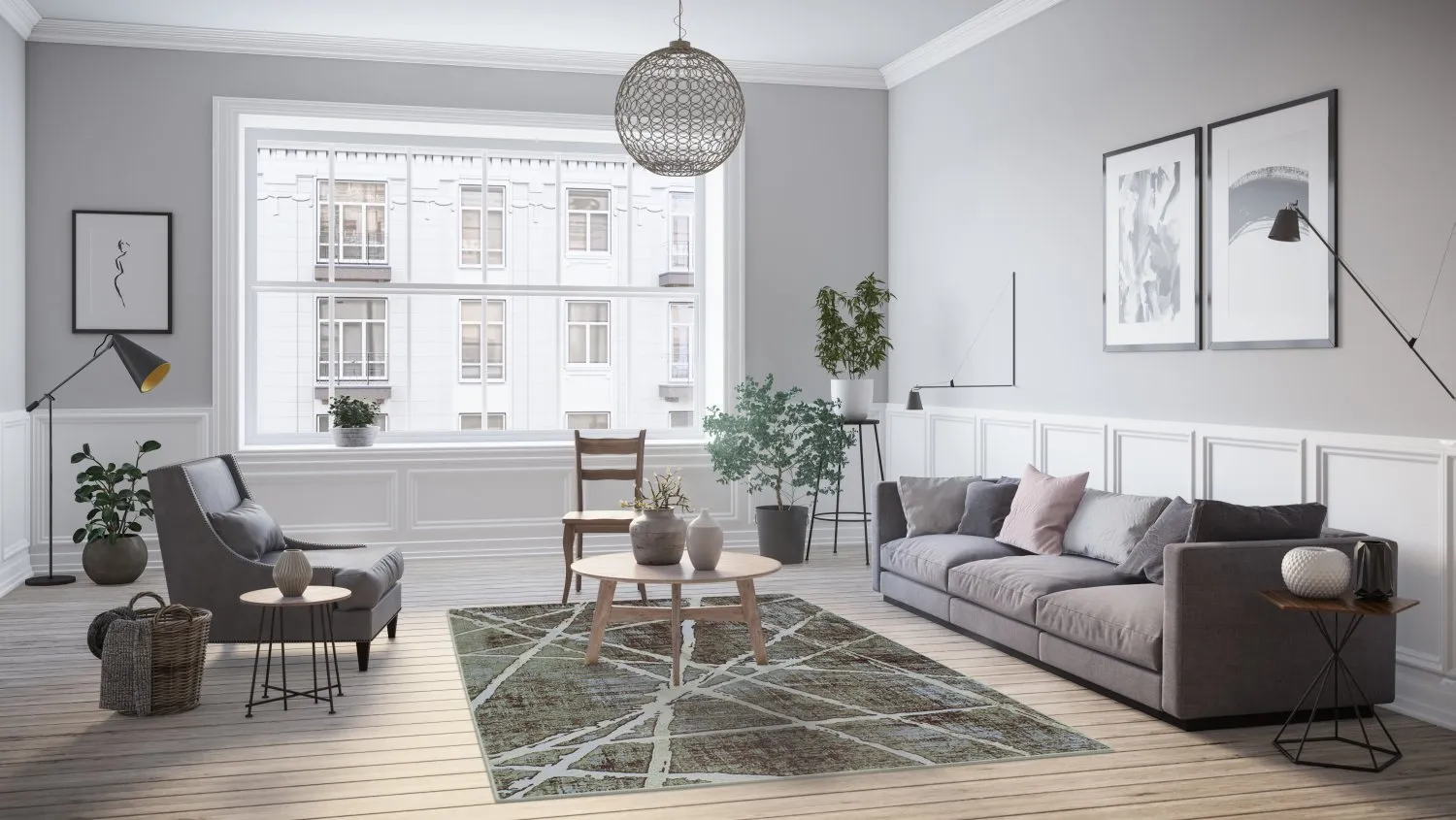 Wilton szőnyeg - Lagos (szürke)