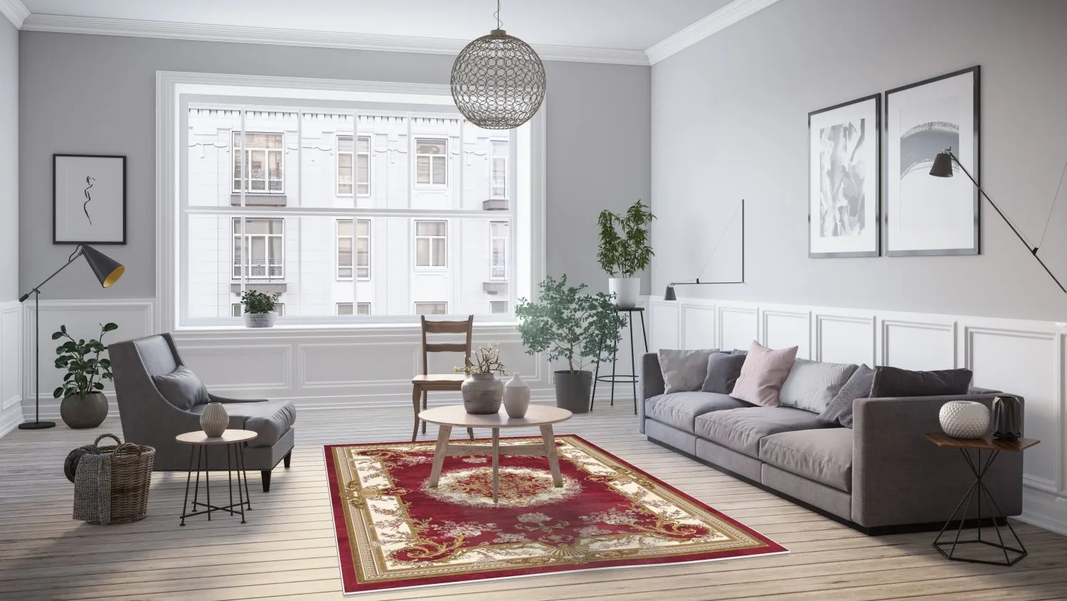 Wilton szőnyeg - Marand (piros)