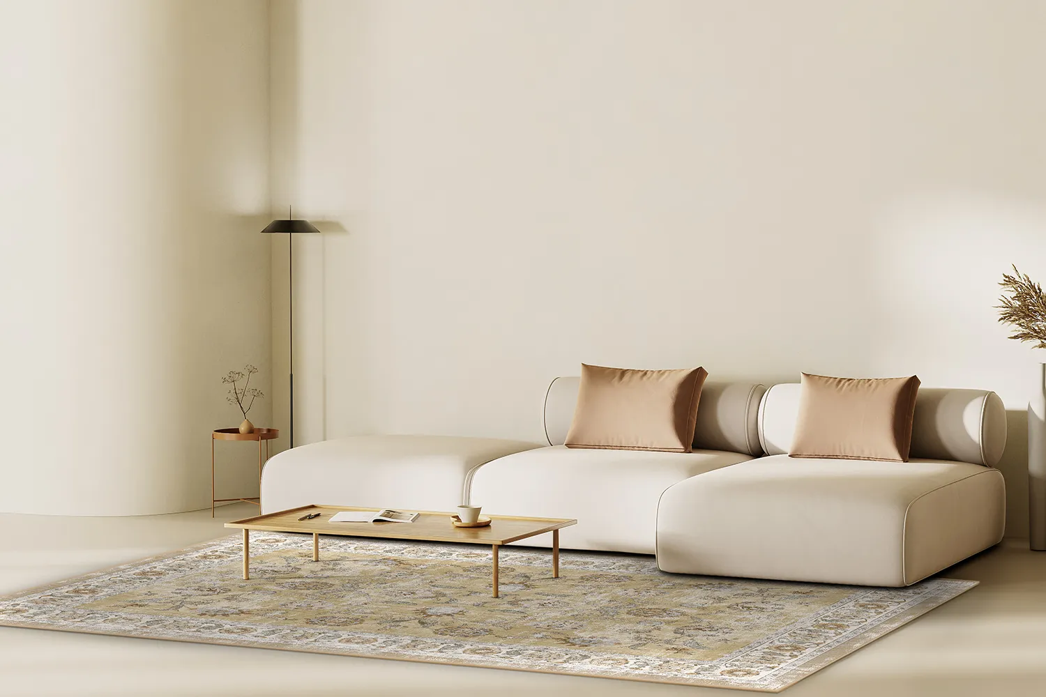 Wilton szőnyeg - Adeleine (okker)