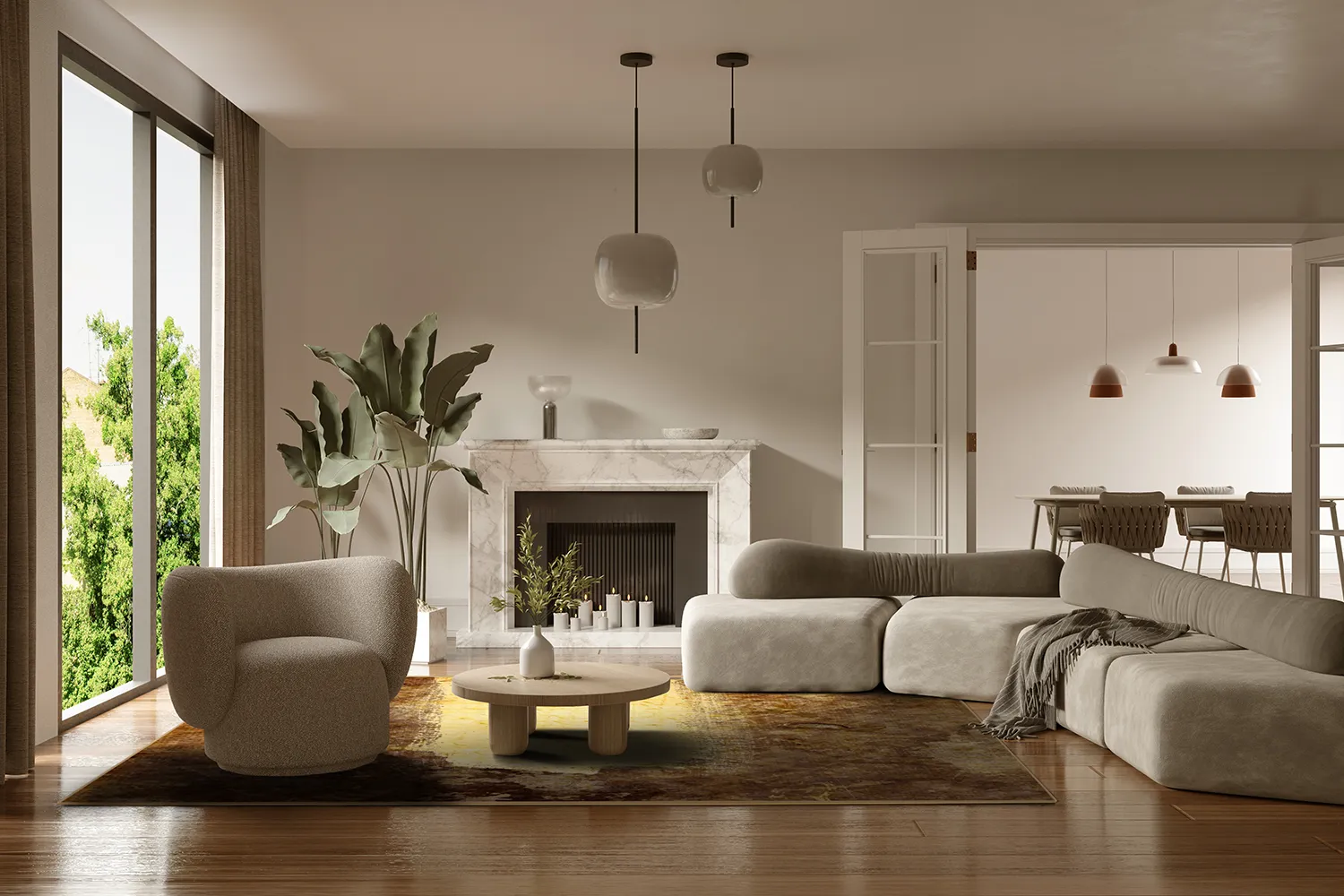 Wilton szőnyeg - Agost (barna/bezs)