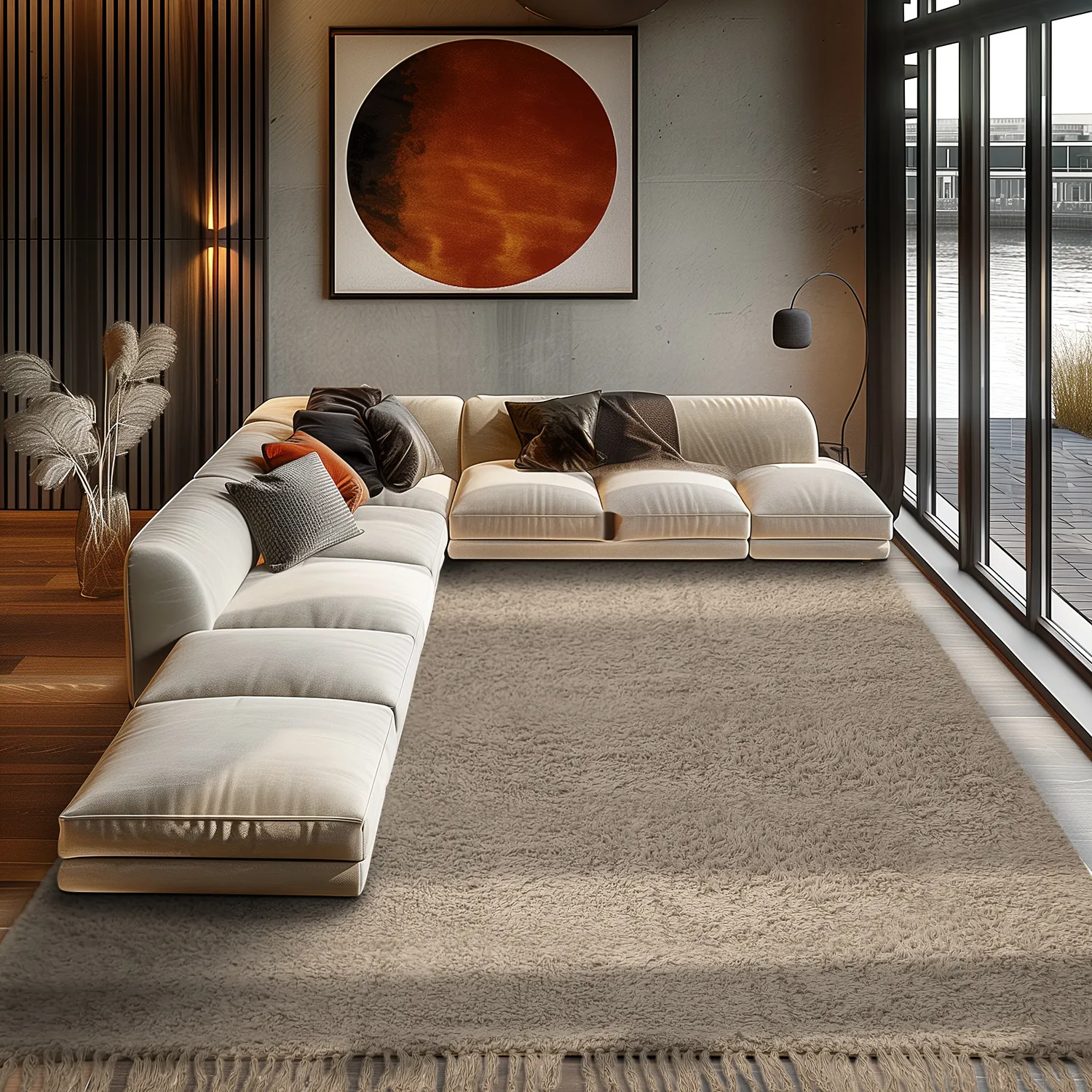 Shaggy szőnyeg - Alba Natural Cotton Shaggy (bézs)