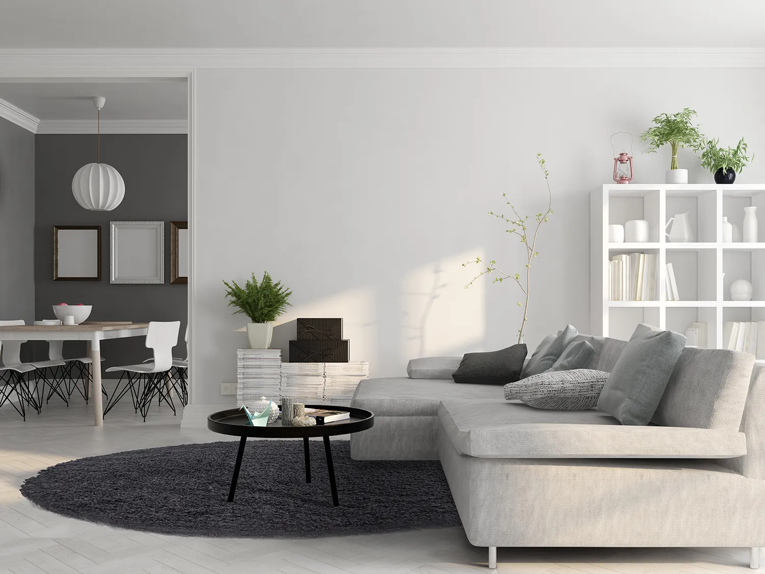 Kerek szőnyegek - Antuco (sötétszürke)