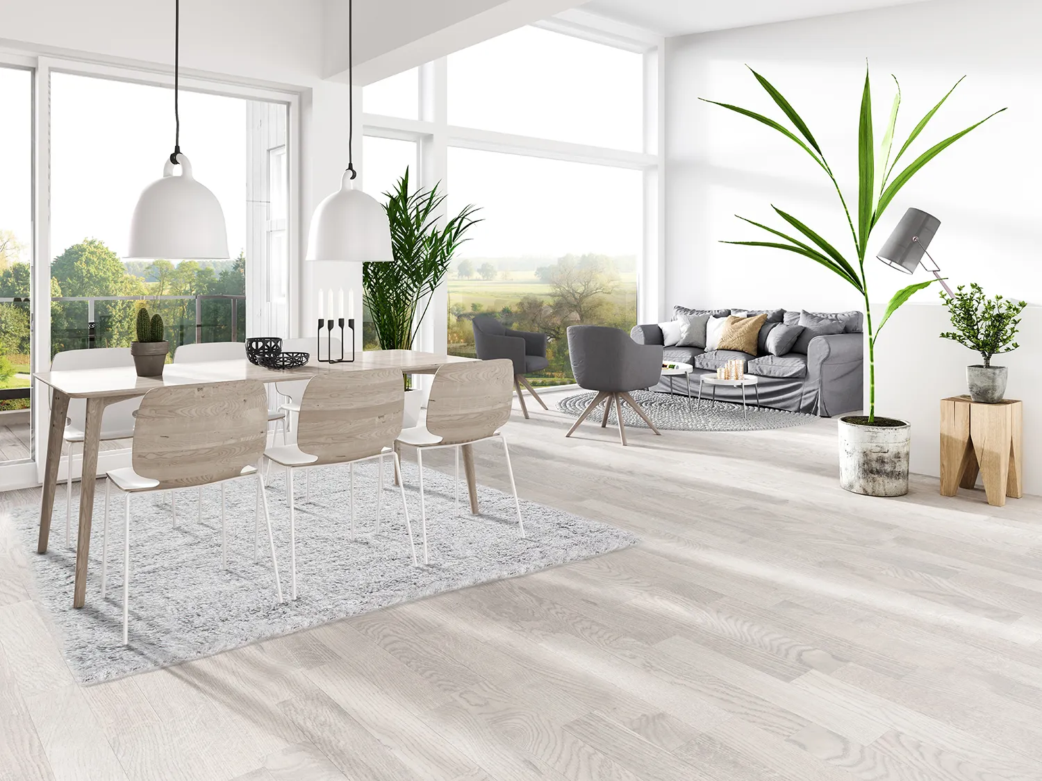 Shaggy szőnyeg - Antuco (világosszürke)