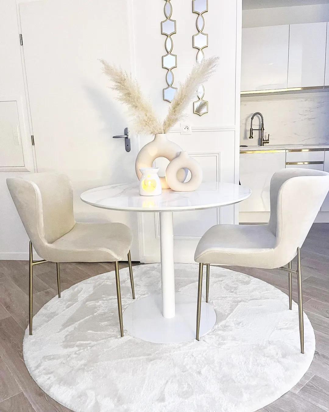 Kerek szőnyegek - Frutillar (offwhite)