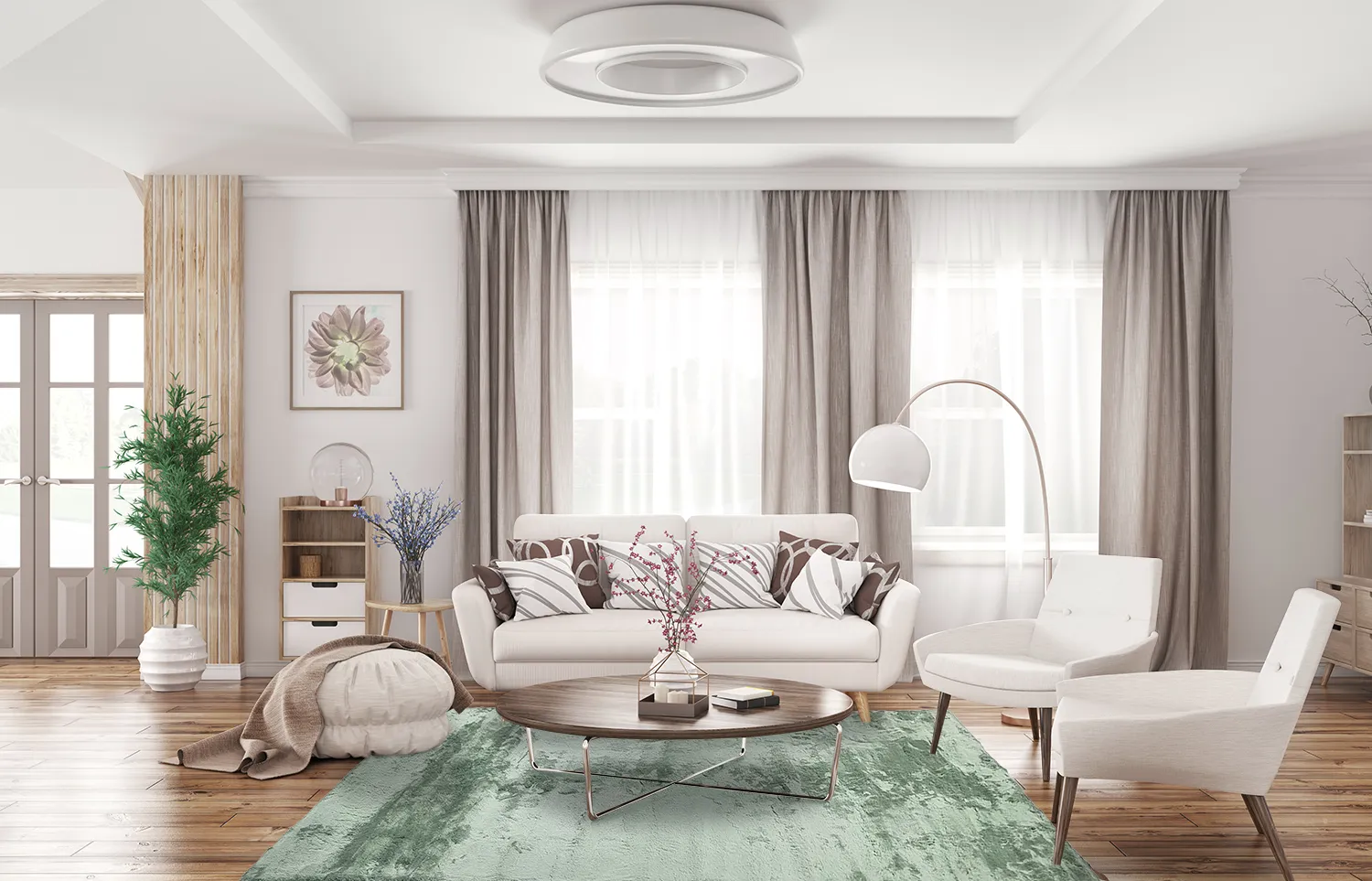 Shaggy szőnyeg - Aranga Super Soft Fur (zöld)