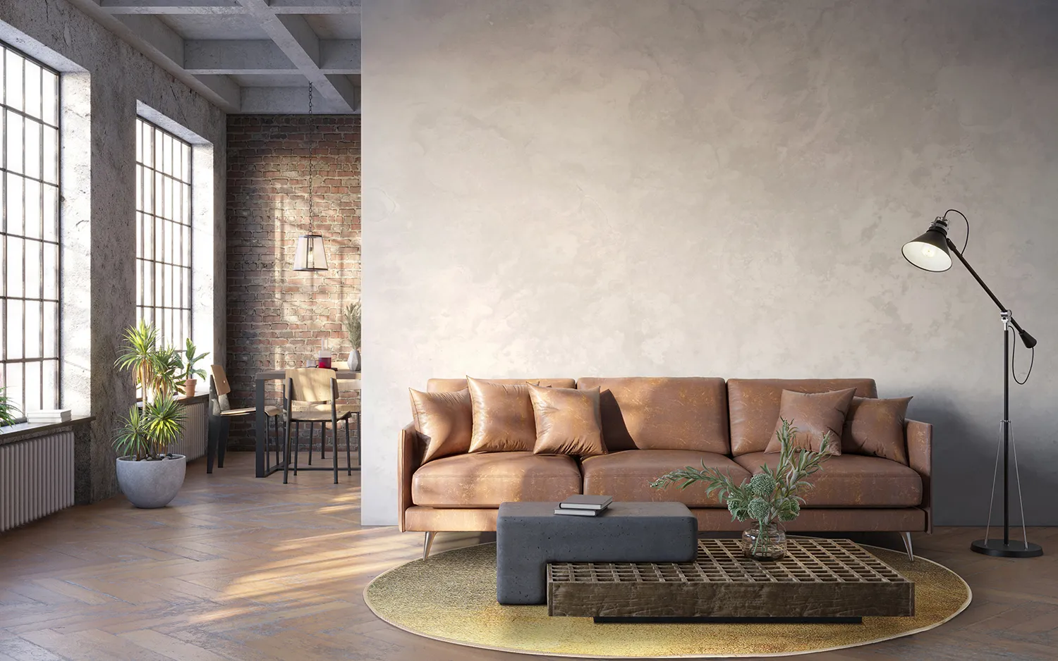 Kerek szőnyeg - Arcas (többszínű)