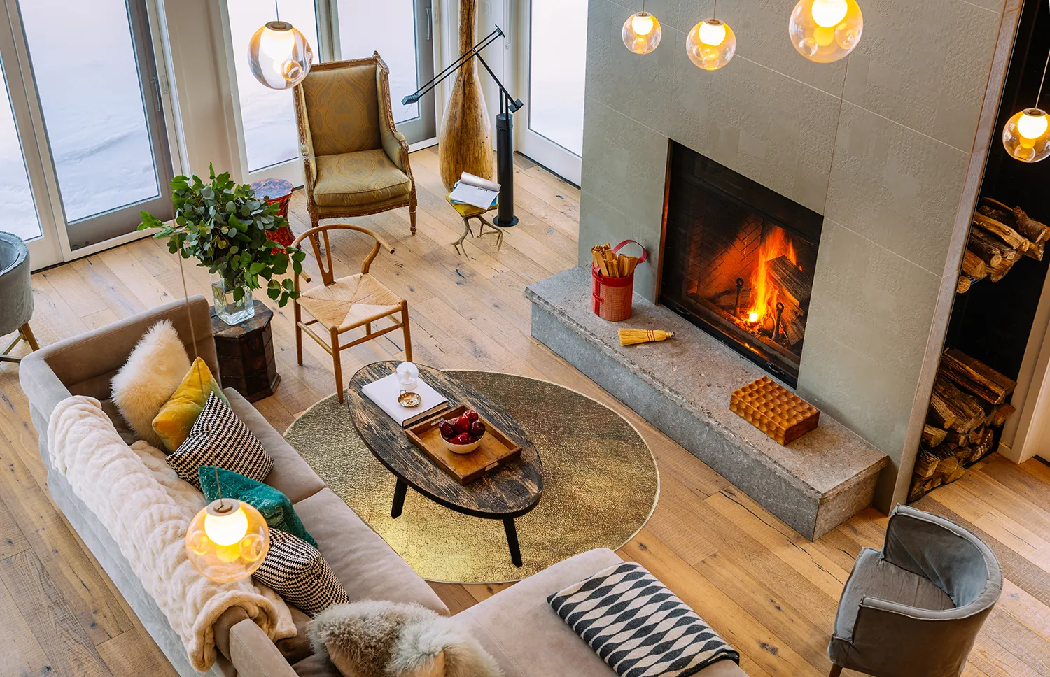 Kerek szőnyeg - Arcas (többszínű)