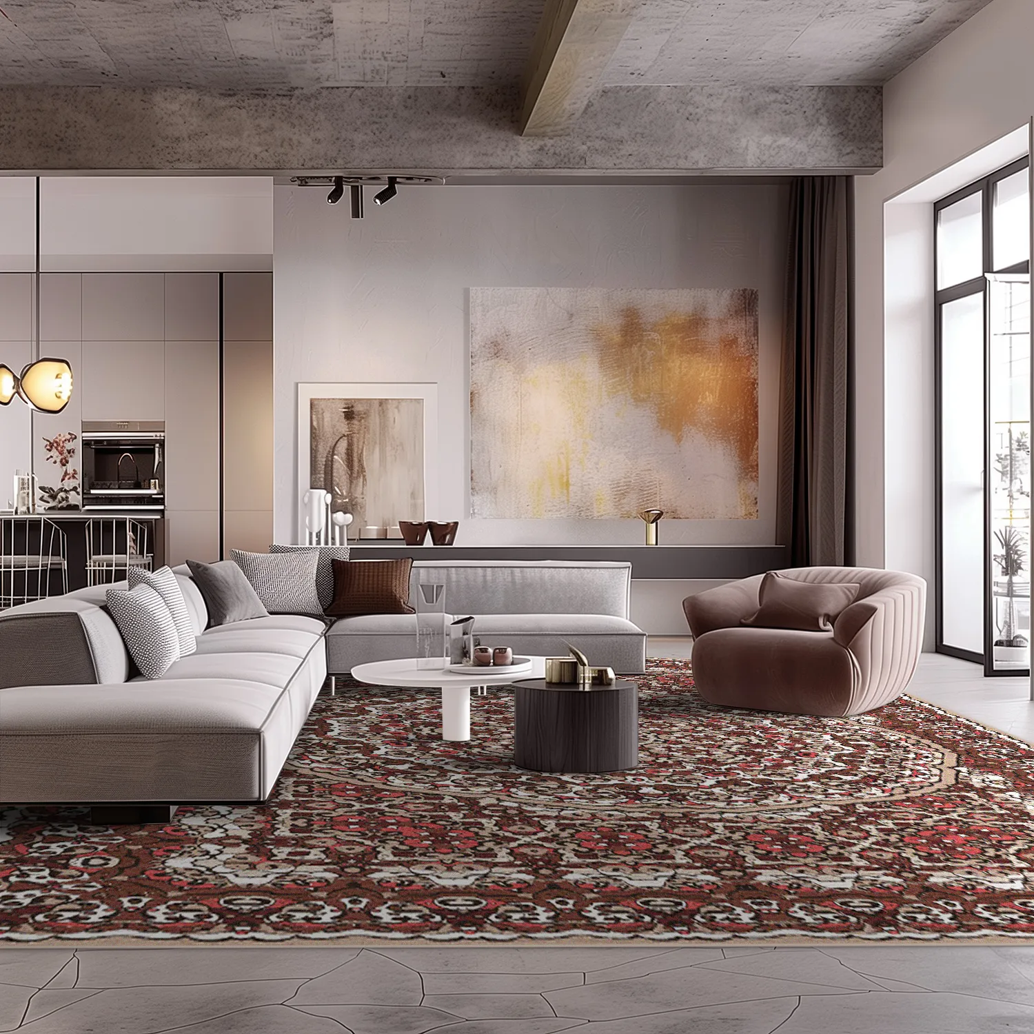 Wilton szőnyeg - Odette (piros/multi)