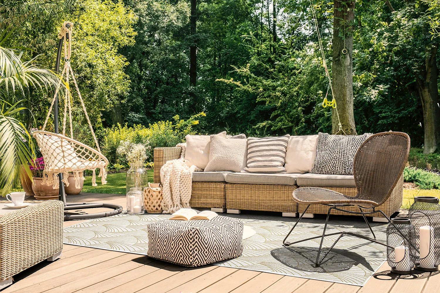 Beltéri és kültéri szőnyeg - Beau (sárga)