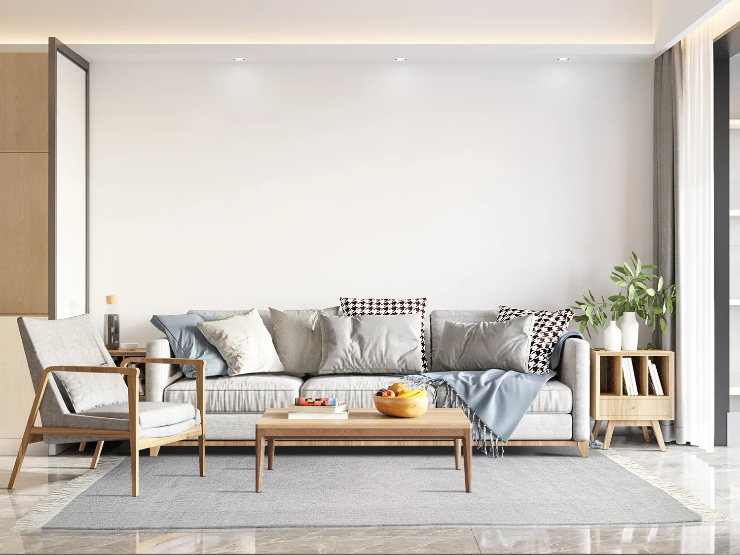 Gyapjúszőnyeg - Bibury (világosszürke)