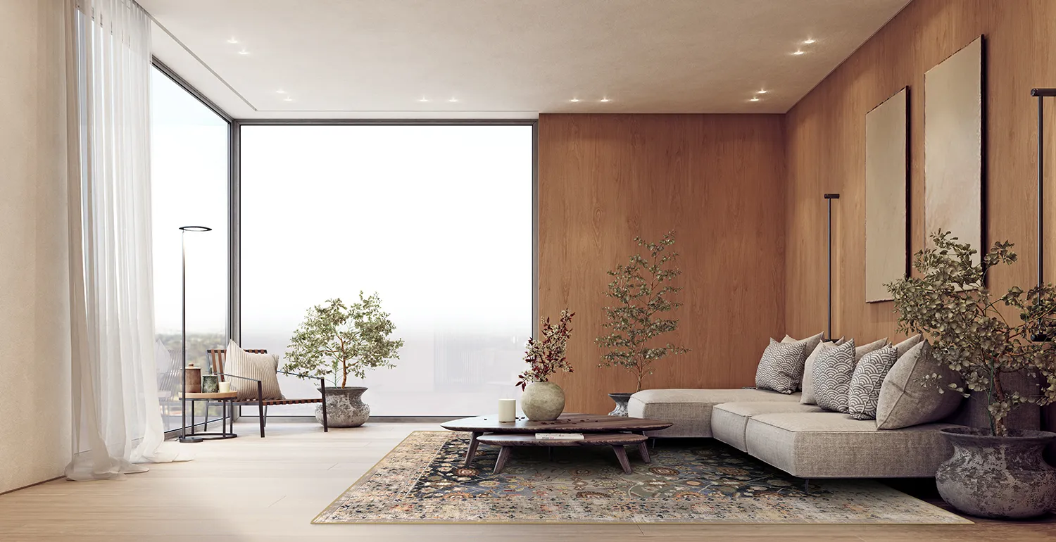 Wilton szőnyeg - Bouhjar (bezs/többszínű)