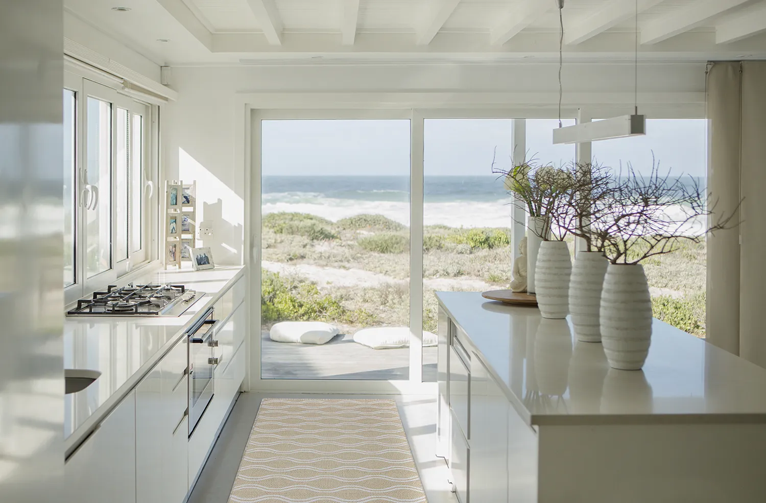 Plasztik szőnyegek - Camden (bézs/fehér)