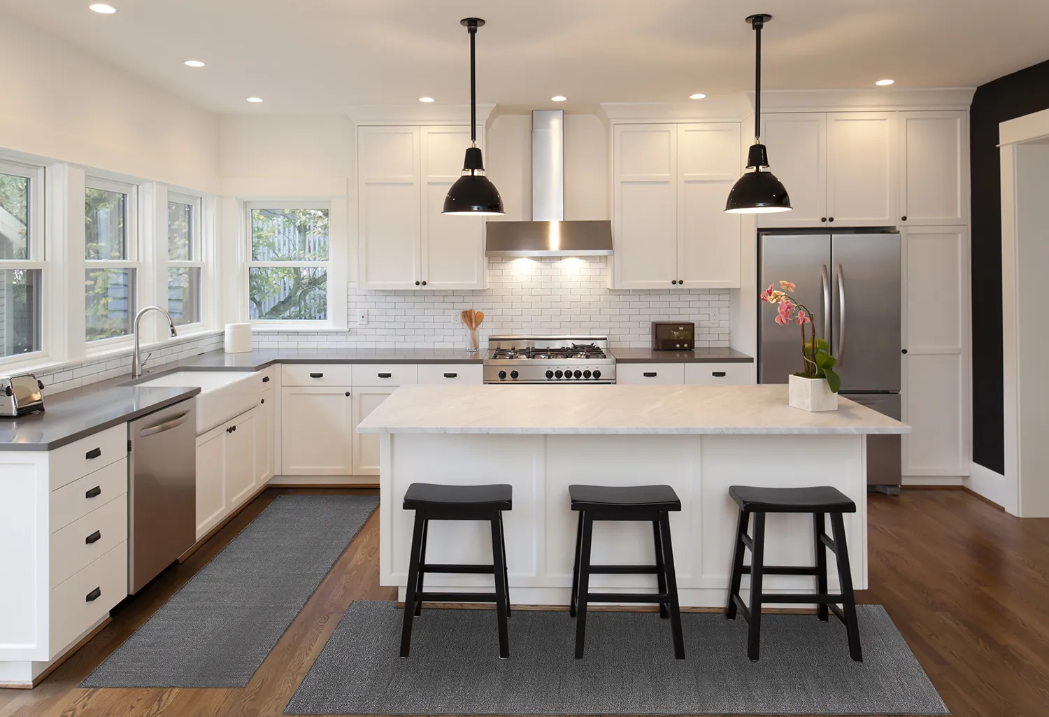 Plasztik szőnyegek - Chelsea (fekete)