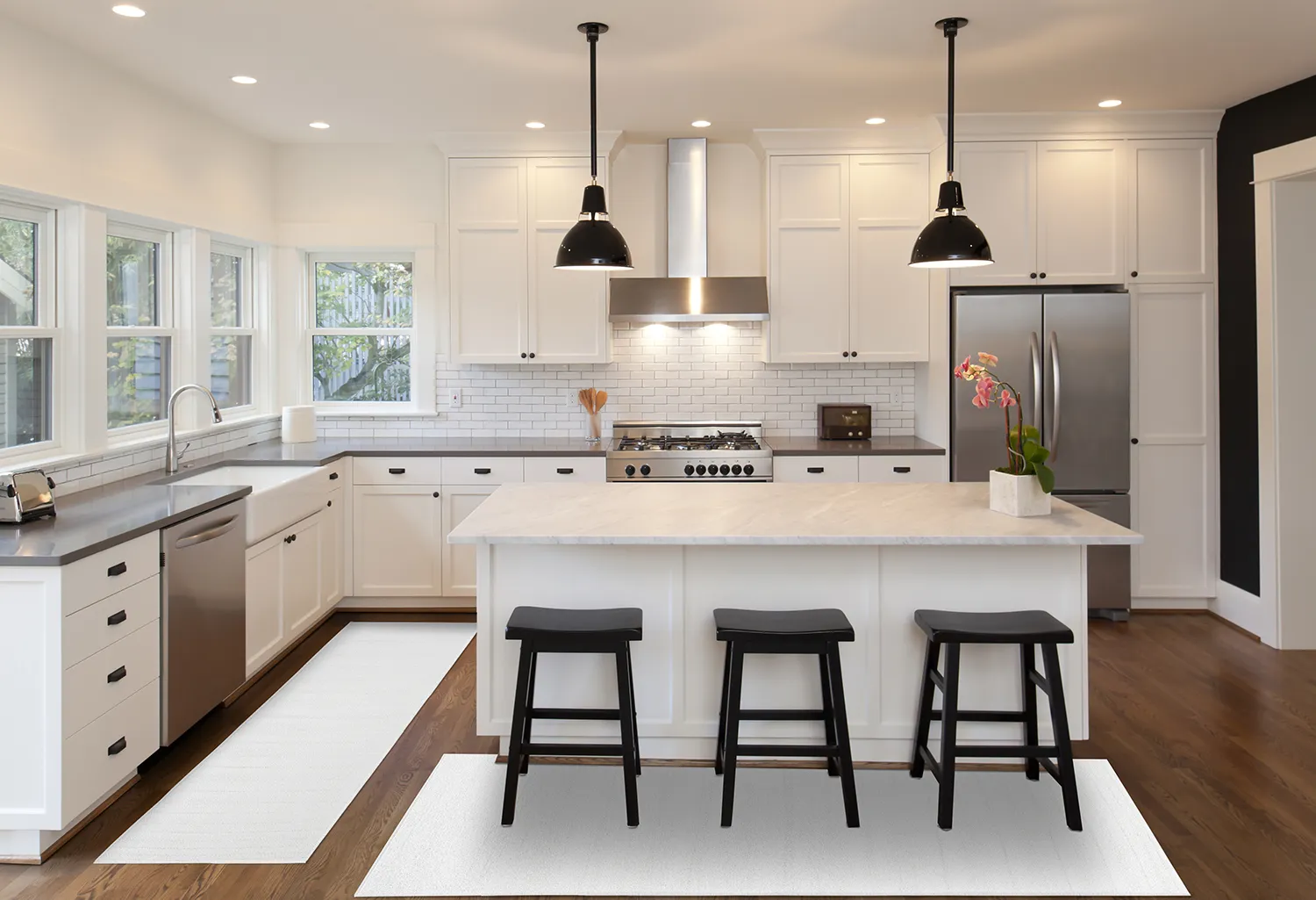 Plasztik szőnyegek - Chelsea (fehér)