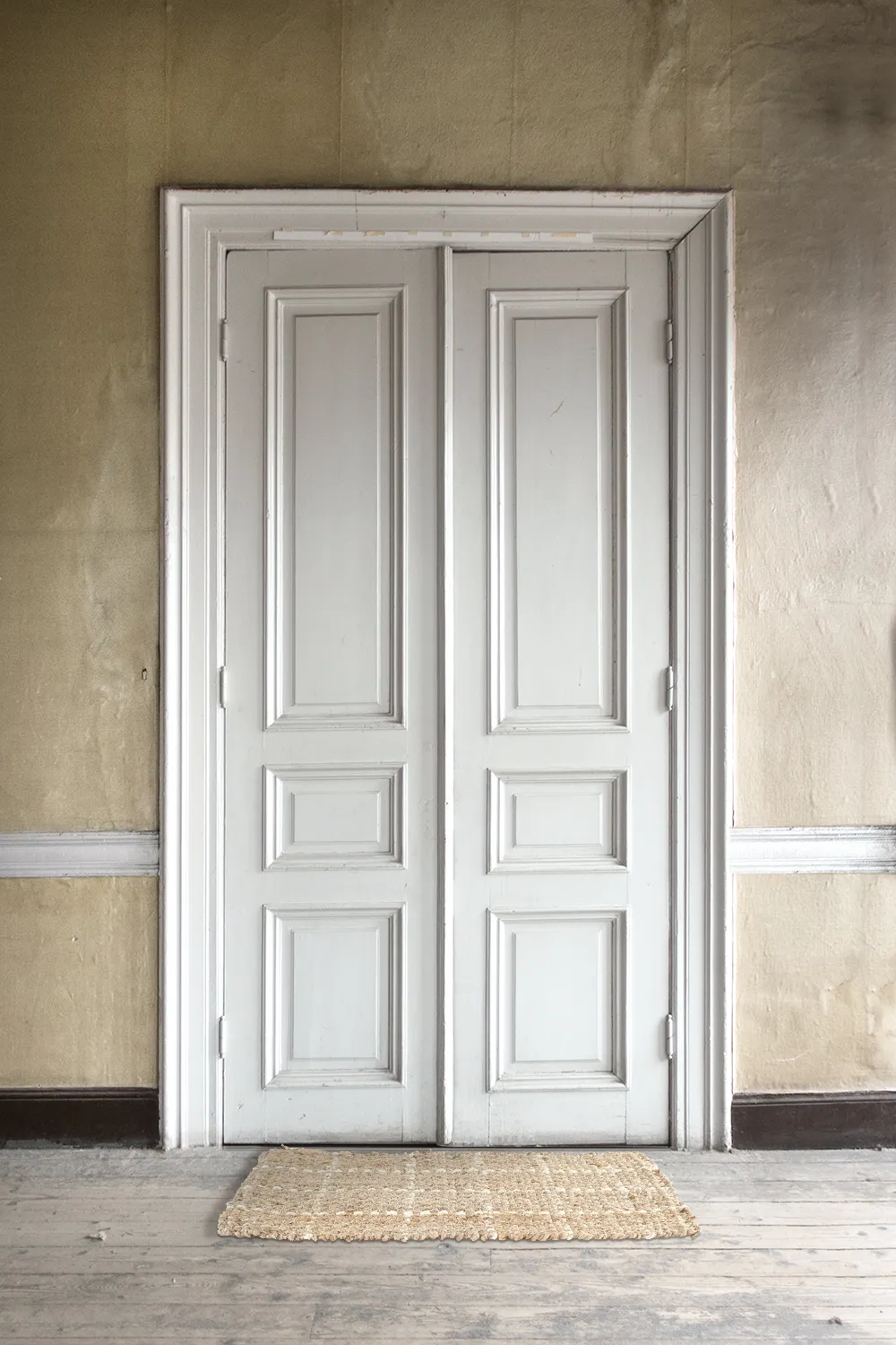 Lábtörlő - Esther (természetes/fehér)