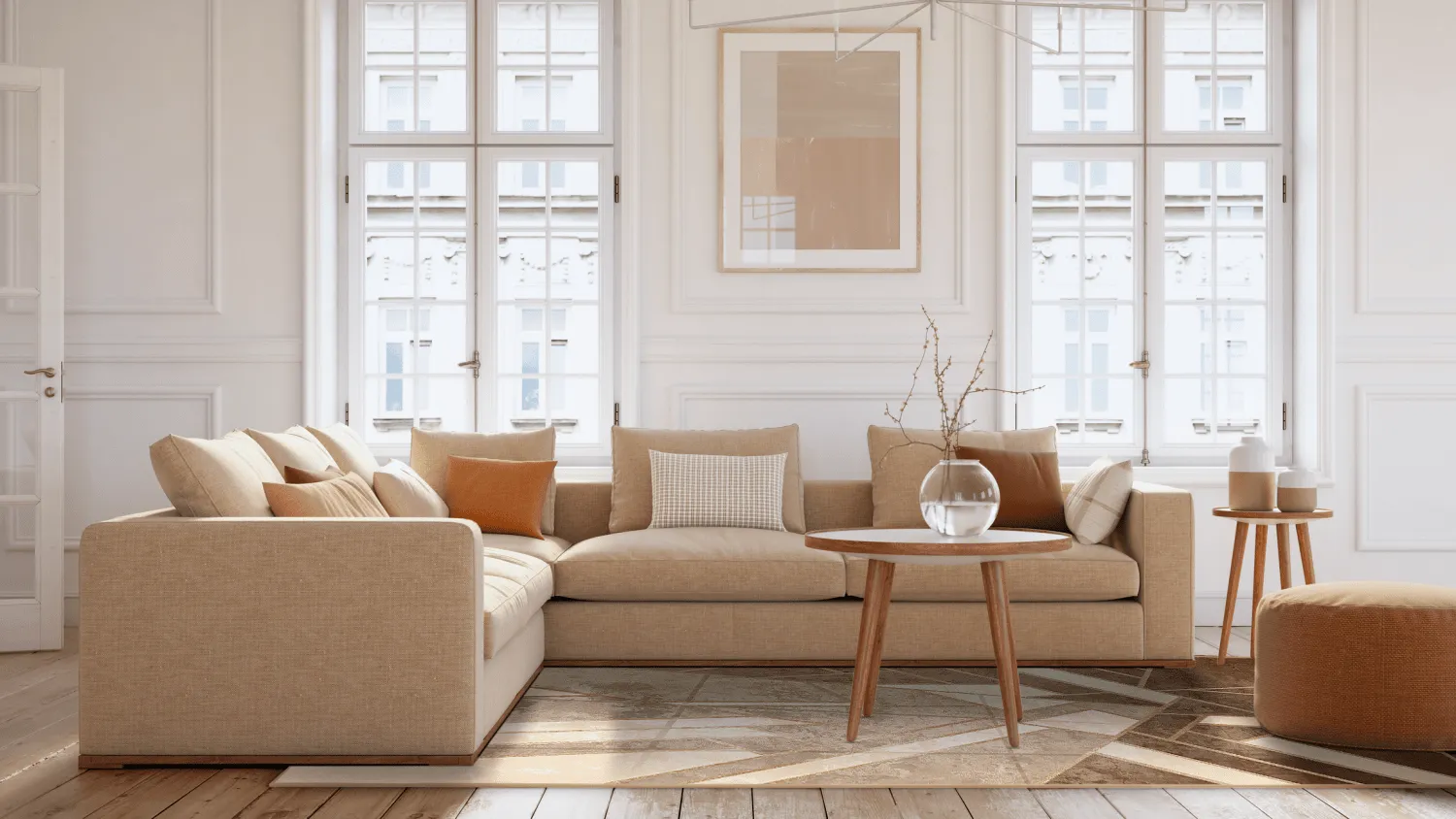 Wilton szőnyeg - Amasra (bezs)