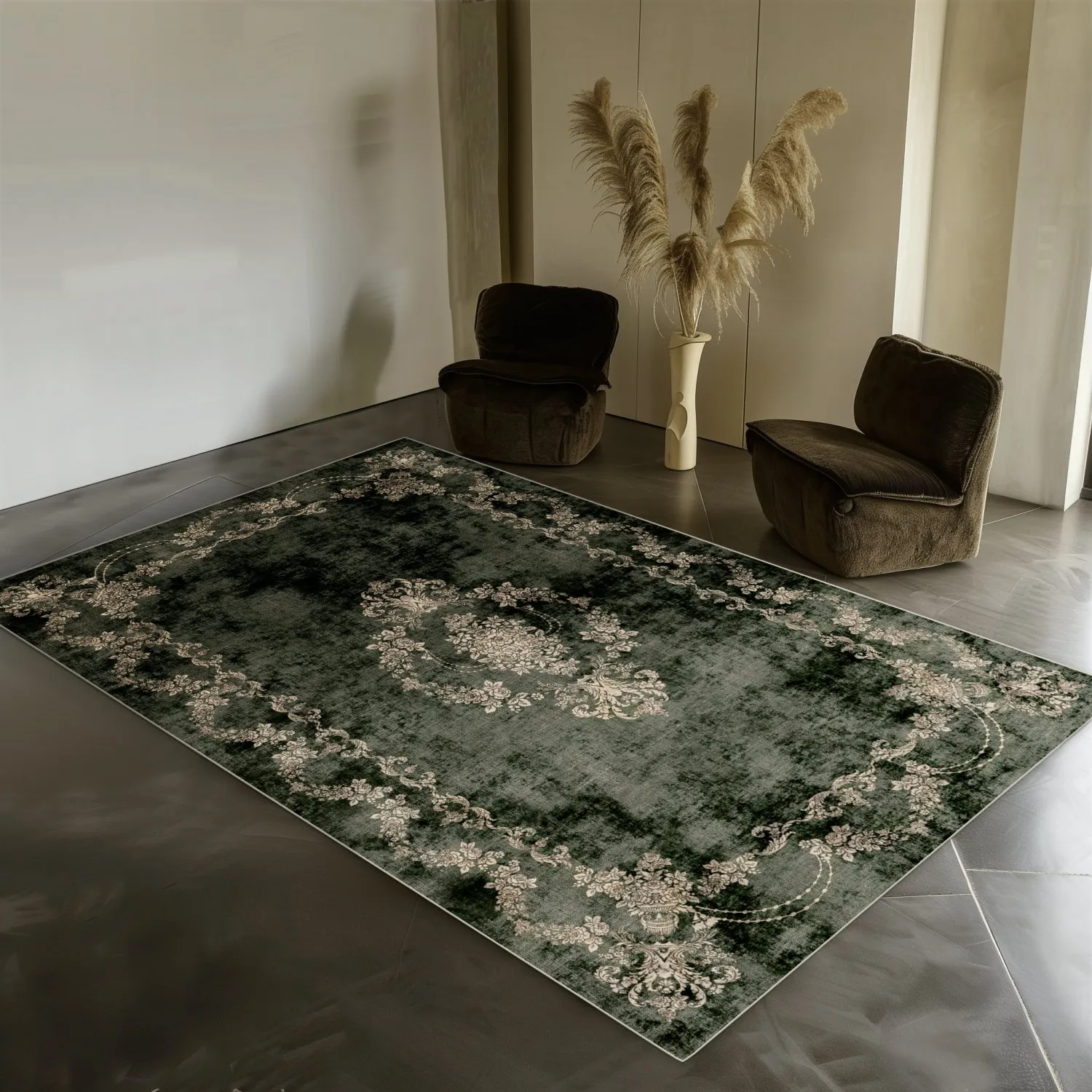 Wilton szőnyeg - Taknis (sötétzöld)