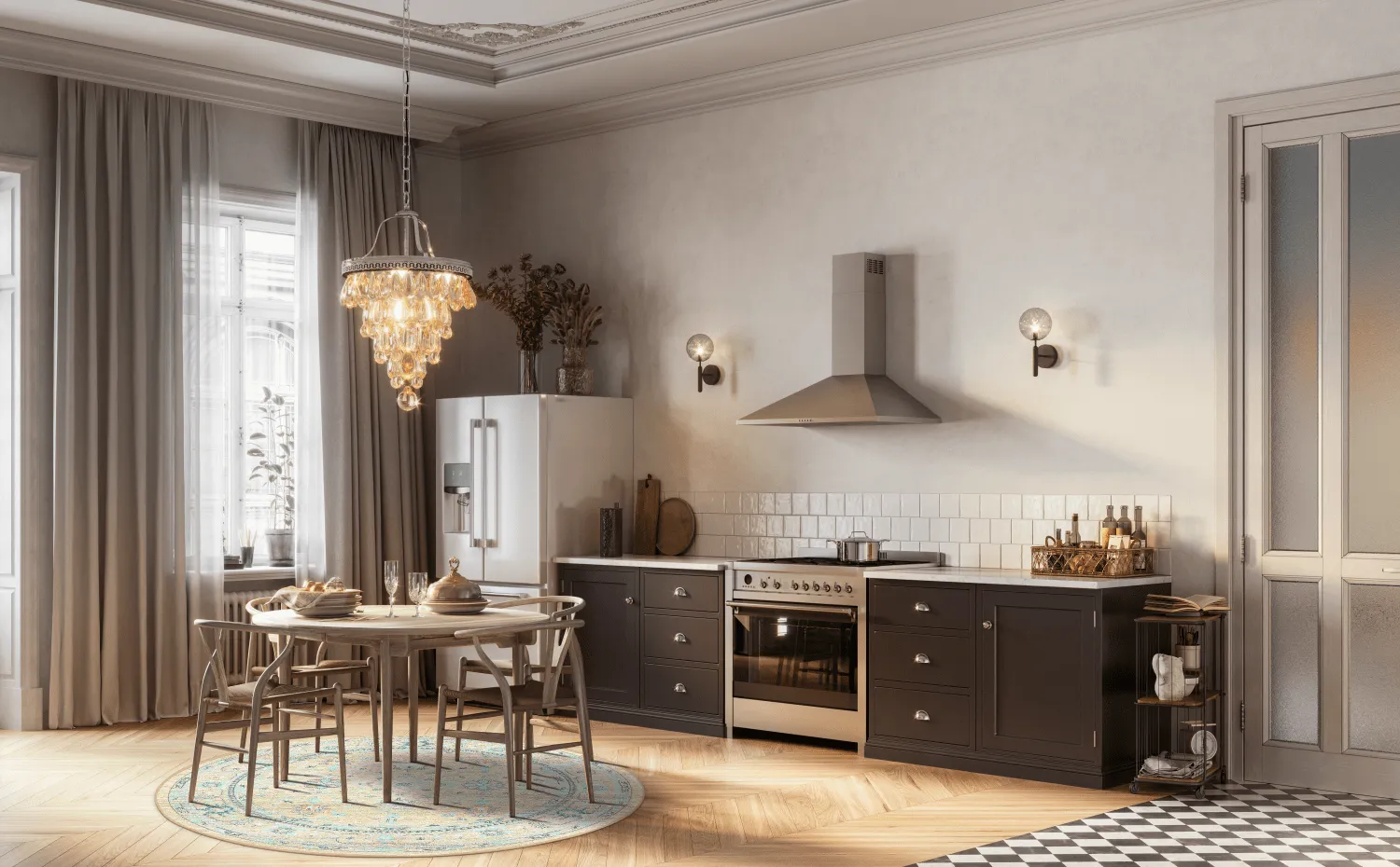 Kerek szőnyeg - Livley (sárga)