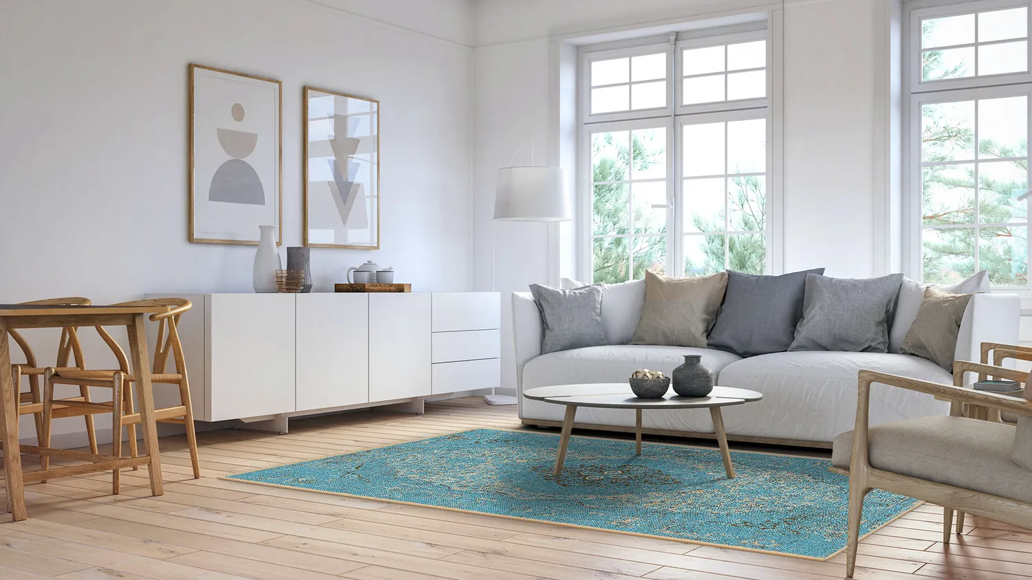 Wilton szőnyeg - Lainey (kék)