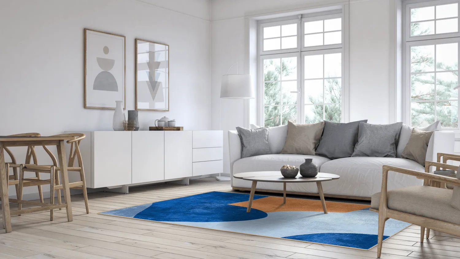 Wilton szőnyeg - Lazio (kék)